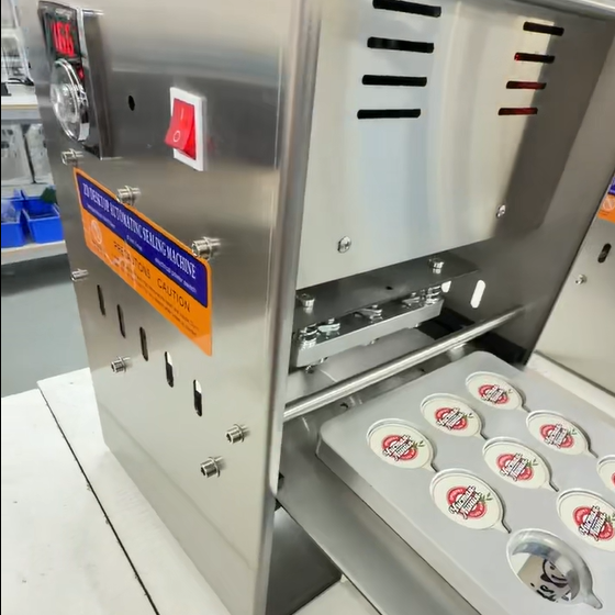 Coffee Tea Boba - Automatische Boba-thee/koffie plastic/papieren beker verzegelmachine met
