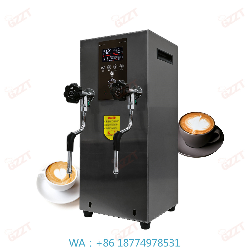 Coffee Tea Boba - 1. Twee-kops commerciële melkopschuimer met continue