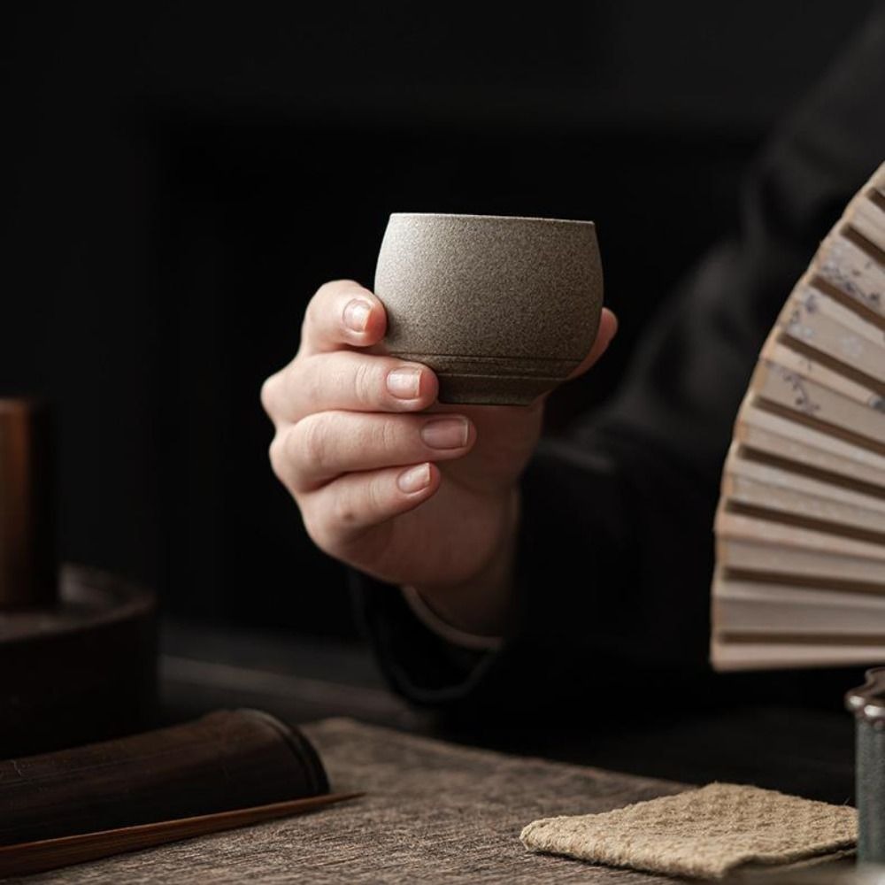 Coffee Tea Room - Kung Fu Theeservies Japans Steengoed Theekop