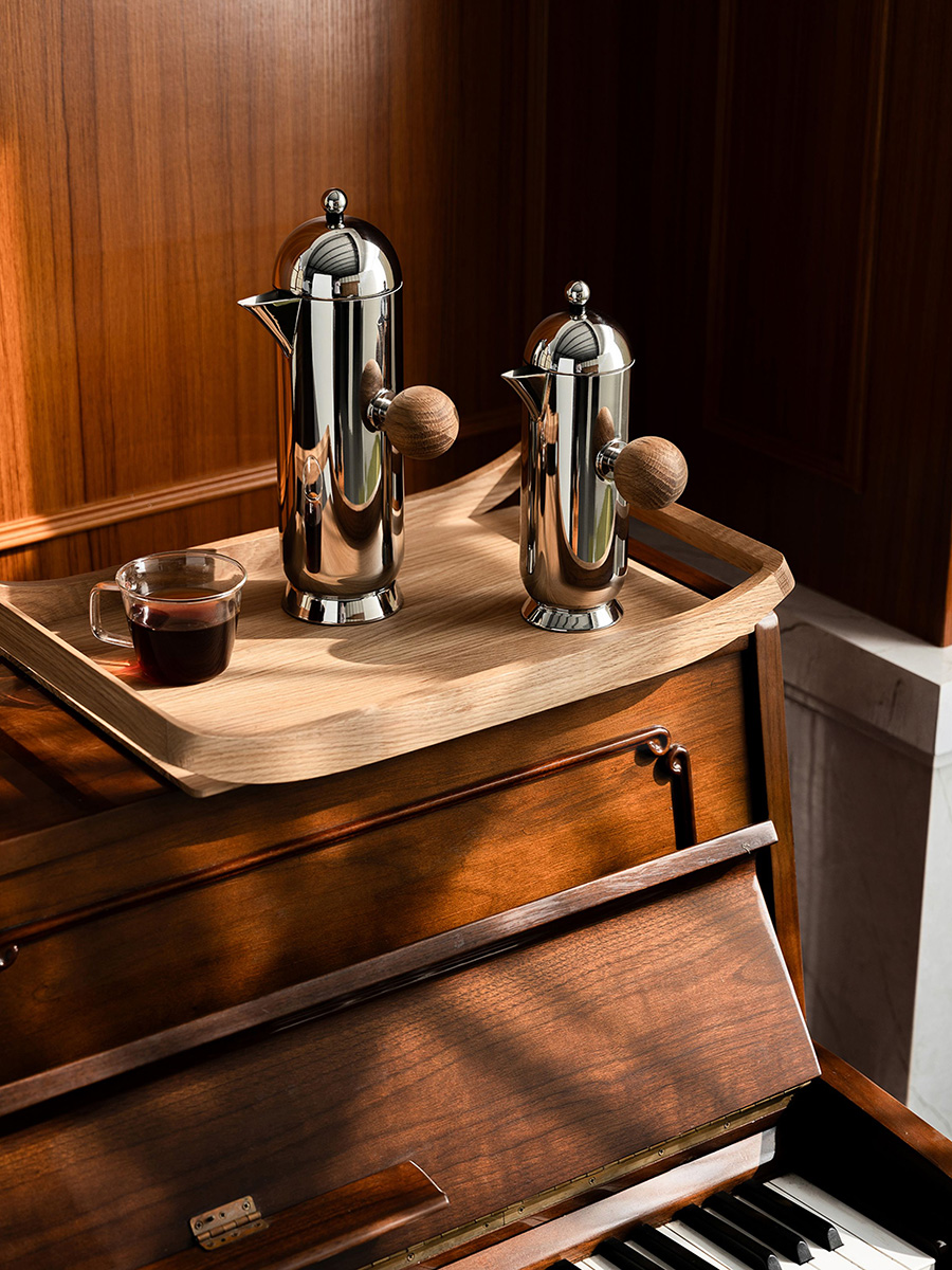 French Press Coffee & Tea - Europees roestvrijstalen Franse perskoffiezetapparaat, luxe koffiepot,