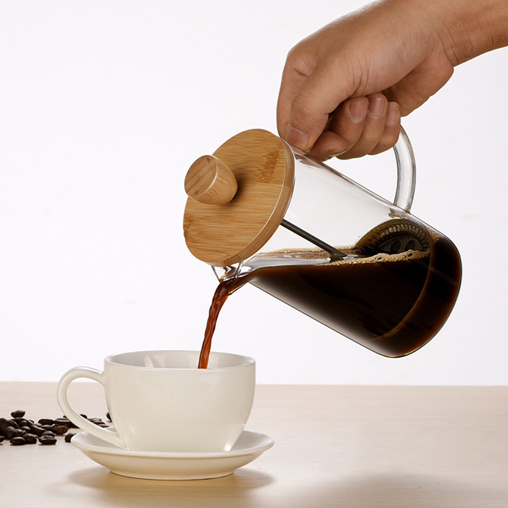 French Press Coffee & Tea - Veelzijdige Franse filterpers voor thuis, multifunctioneel,