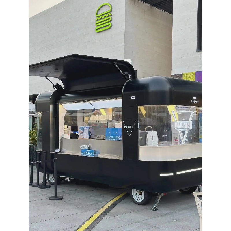 Mobiele foodtruck trailer met  - Coffee Tea Boba recensie en prijs