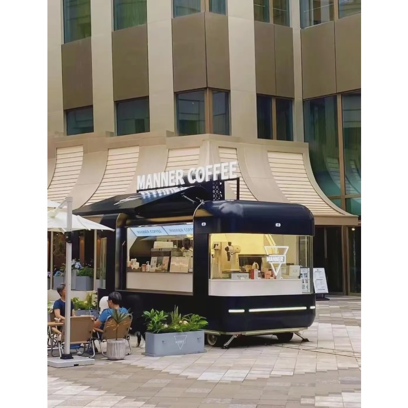 Mobiele foodtruck trailer met  - Coffee Tea Boba recensie en prijs
