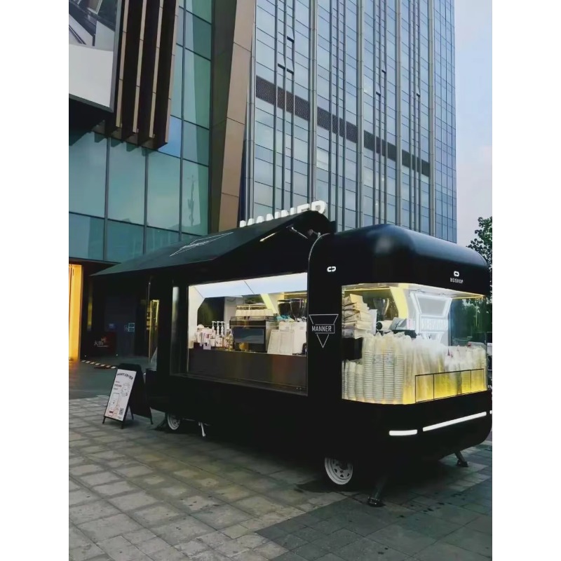 Mobiele foodtruck trailer met  - Coffee Tea Boba recensie en prijs