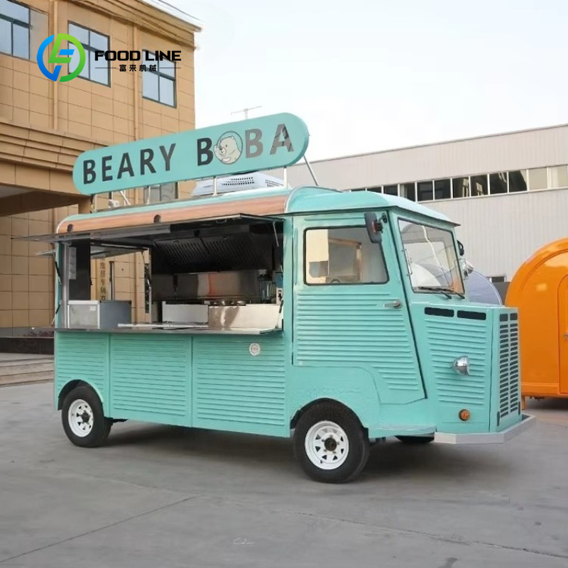 Elektrische retro mobiele food - Coffee Tea Boba recensie en prijs