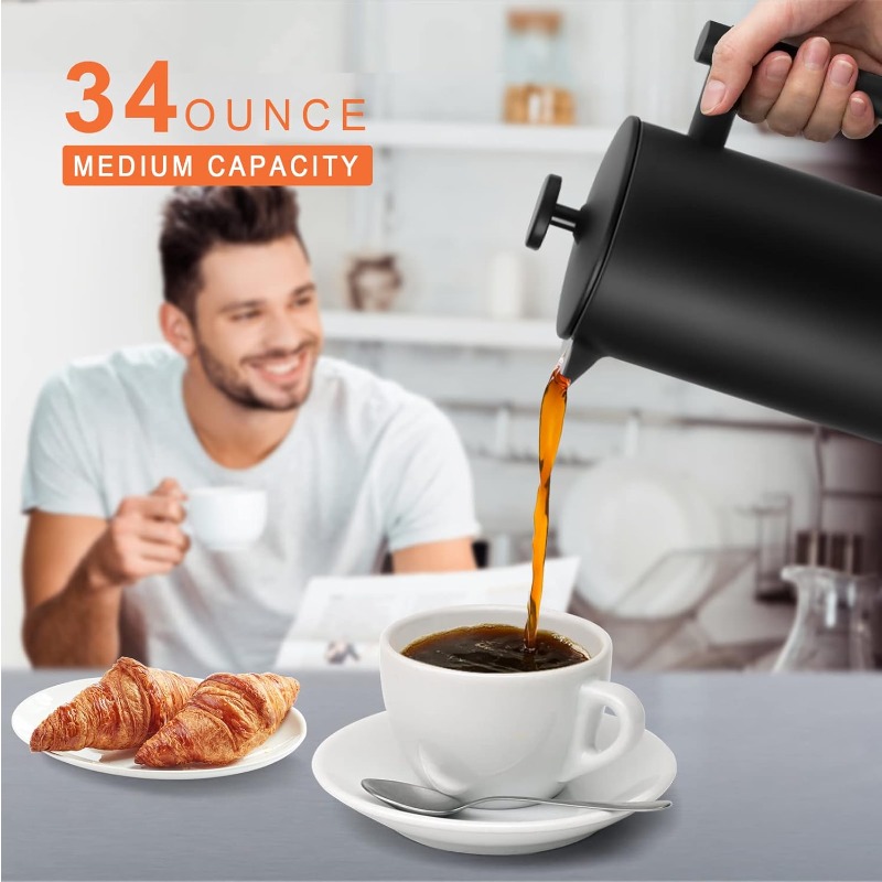 Franse Press Koffiezetapparaat - French Press Coffee & Tea recensie en prijs