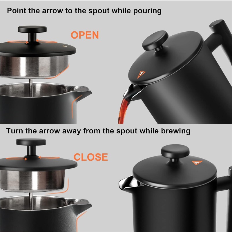 Franse Press Koffiezetapparaat - French Press Coffee & Tea recensie en prijs