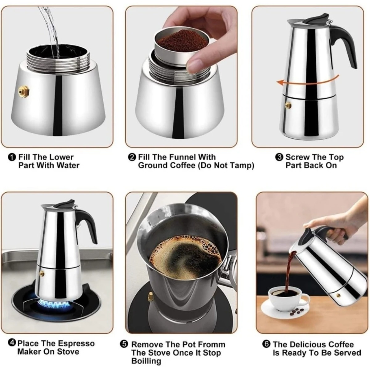 Draagbare Mocha Koffiepot van  - Coffee Tea Latte recensie en prijs