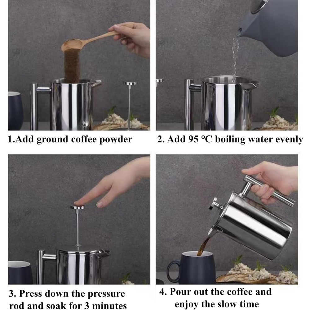 French Press koffiezetapparaat - French Press Coffee & Tea recensie en prijs