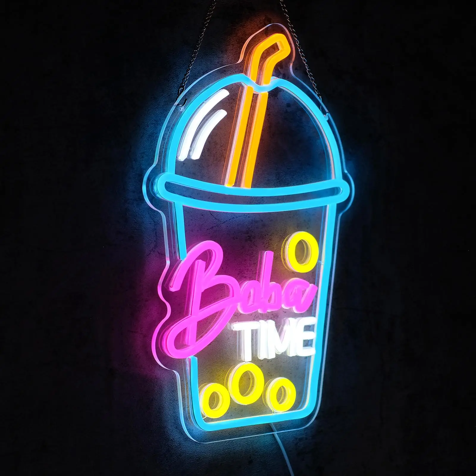 Boba Time Neon Sign voor Wall  - Coffee Tea Boba recensie en prijs