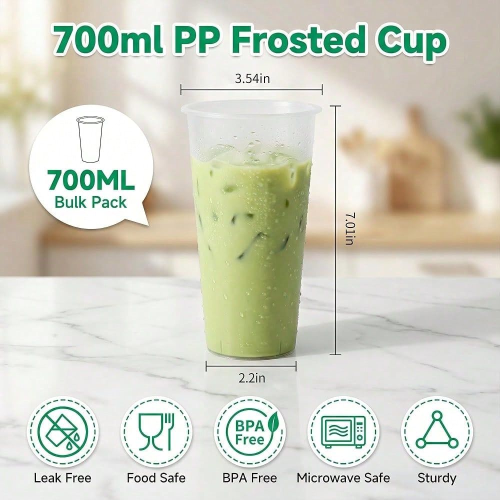 Matglazen harde plastic boba-t - Coffee Tea Boba recensie en prijs