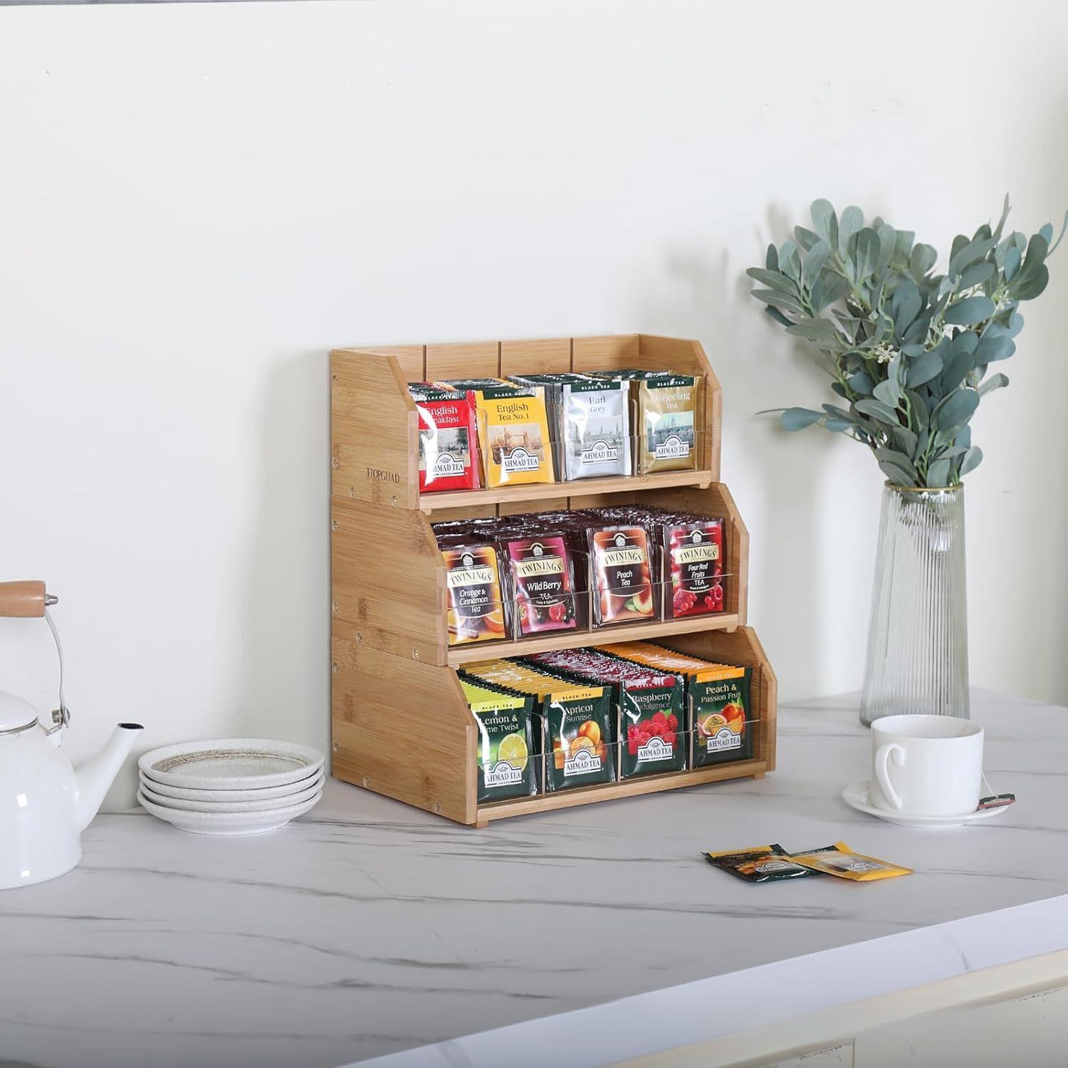 Bamboe theezakjes opbergdoos D - Coffee Tea Room recensie en prijs