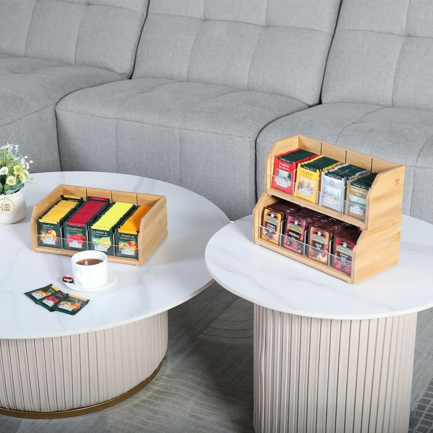 Bamboe theezakjes opbergdoos D - Coffee Tea Room recensie en prijs