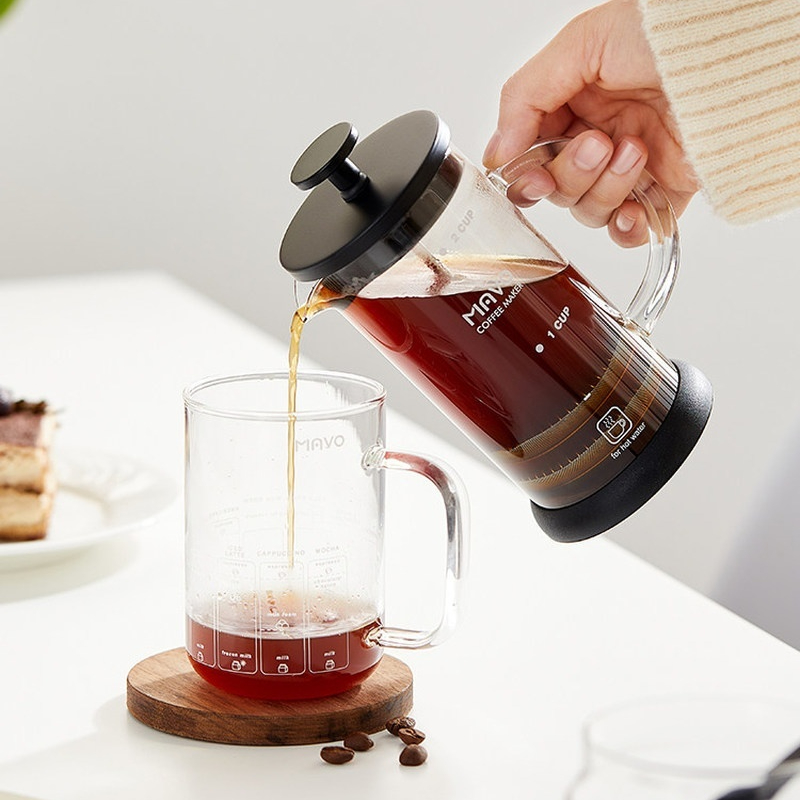 MAVO French Press Koffiezetapp - French Press Coffee & Tea recensie en prijs