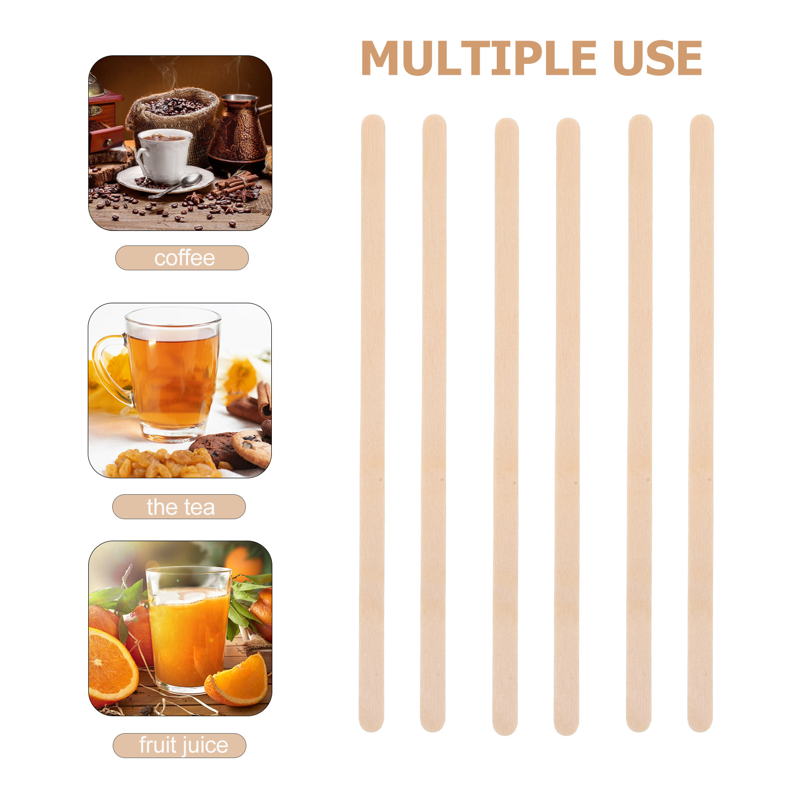 1000 stuks houten koffieroerst - Coffee Tea Latte recensie en prijs