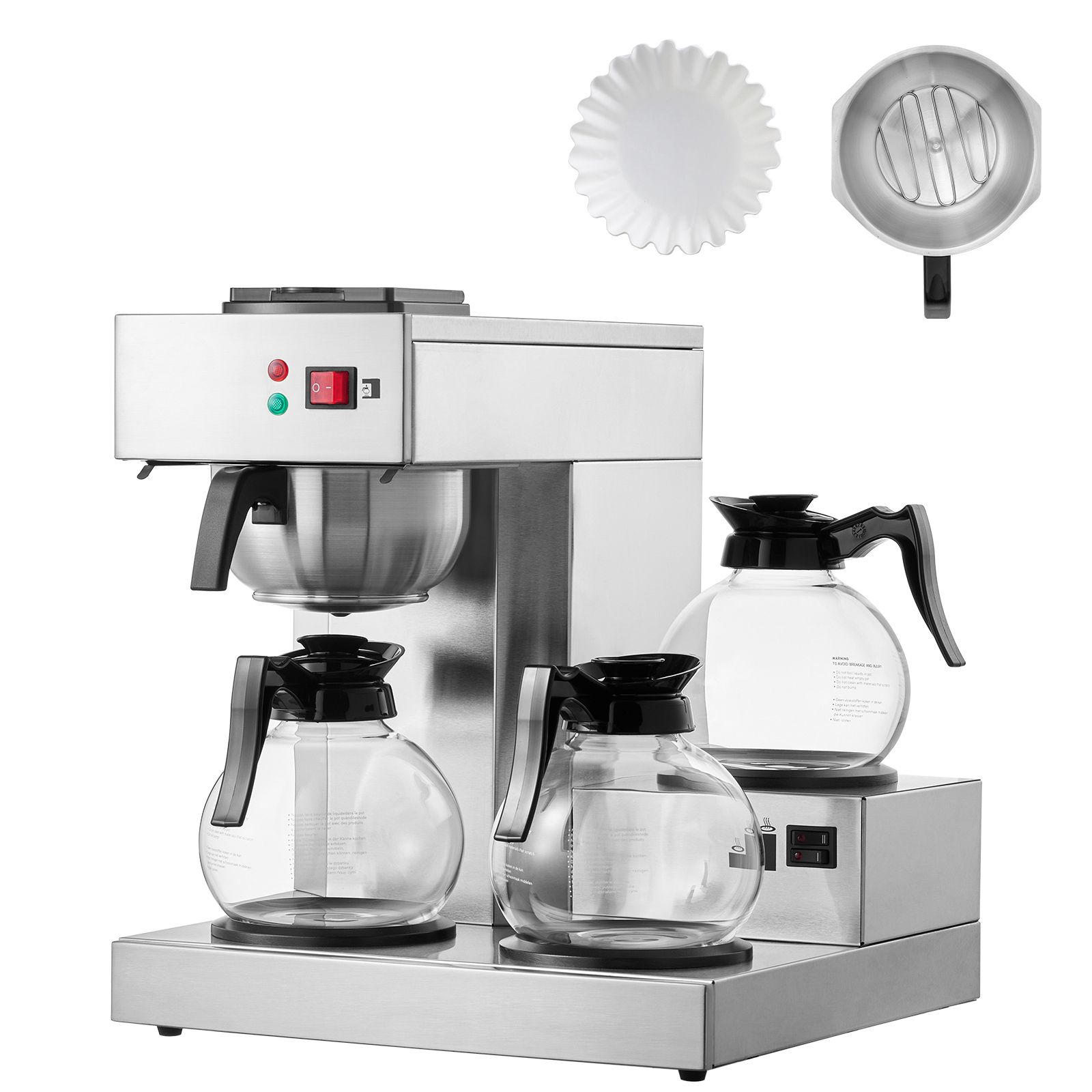 12-kops commercieel druppelkof - Coffee & Tea Haus recensie en prijs