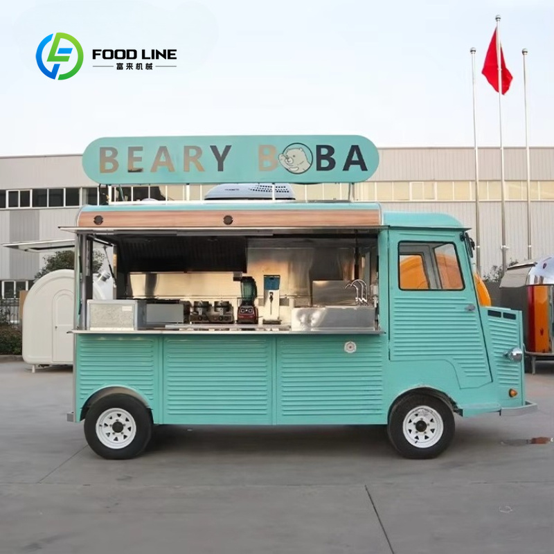 Elektrische mobiele foodtruck  - Coffee Tea Boba recensie en prijs